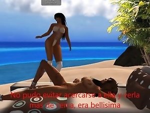 Tranny sex on the beach